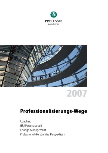 Professionalisierungs-Wege - Professio GmbH