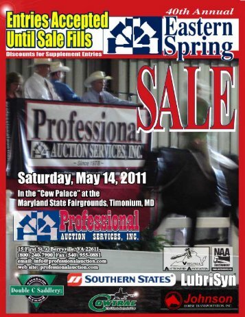 Cover 2 - Professional Auction Services, Inc.