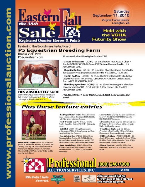 Cover 2 - Professional Auction Services, Inc.
