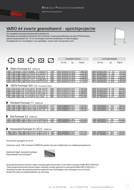 Stumpfl prijslijst - Calis Professional Audio