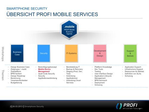 Security - PROFI Engineering Systems AG