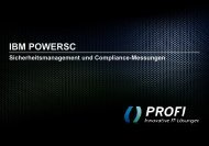 IBM POWERSC - PROFI Engineering Systems AG