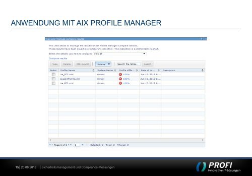 IBM POWERSC - PROFI Engineering Systems AG