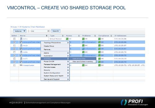 IBM POWERSC - PROFI Engineering Systems AG