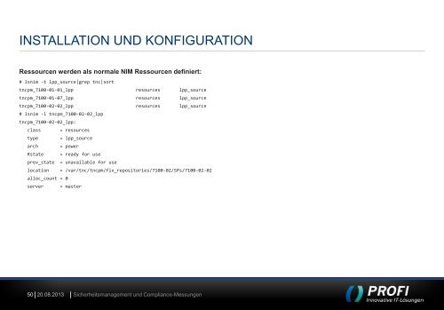 IBM POWERSC - PROFI Engineering Systems AG