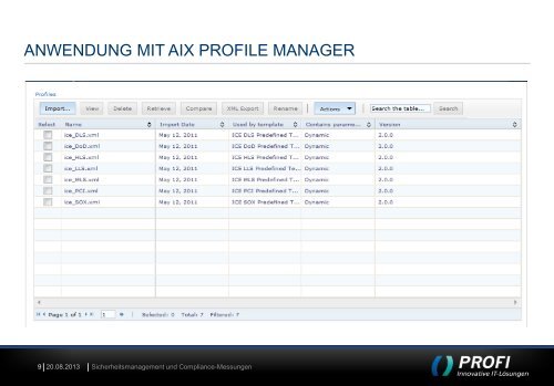 IBM POWERSC - PROFI Engineering Systems AG