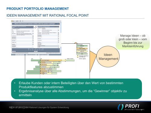 ibm rational lÃ¶sungen fÃ¼r system entwicklung - PROFI Engineering ...