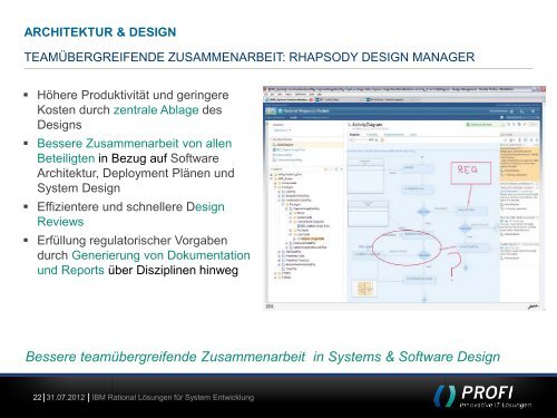 ibm rational lÃ¶sungen fÃ¼r system entwicklung - PROFI Engineering ...