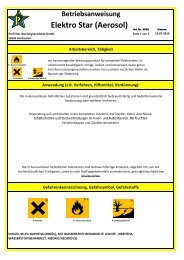 Elektro Star Aerosol BA.xlsx - Profi-Star Wartungsprodukte GmbH