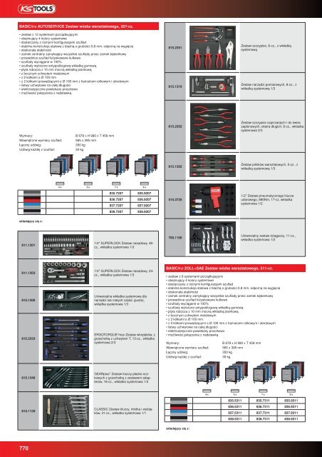 WÃ³zki i StoÅy Warsztatowe - Profi-Tool.pl