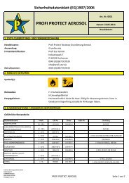 PROFI PROTECT AEROSOL - Profi-Star Wartungsprodukte GmbH