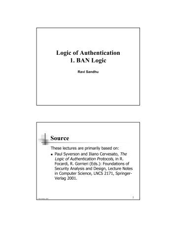 Slides 2/page - Prof. Ravi Sandhu