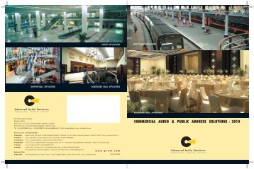 Final of Brochure - March 2010 - Profx