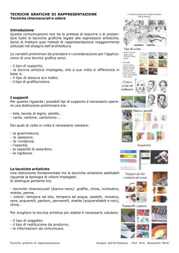 Tecniche grafiche di rappresentazione.pmd