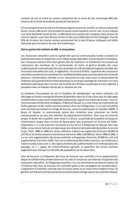 RAPPORT SITUATION DE REFERENCE GUINEA ... - PROGEBE