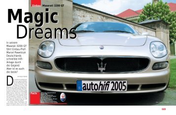 Einbau Maserati 3200 GT - ACR-Saarlouis.de