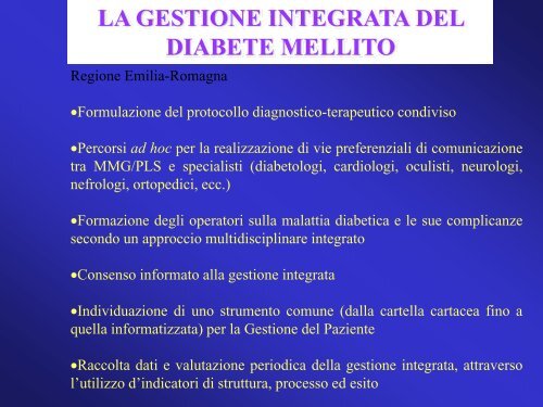 La sindrome metabolica - Progetto LIBRA