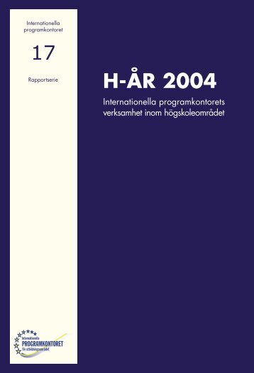 HÃ¶gskoleenhetens Ã¥rsredovisning 2004 (pdf) - Internationella ...