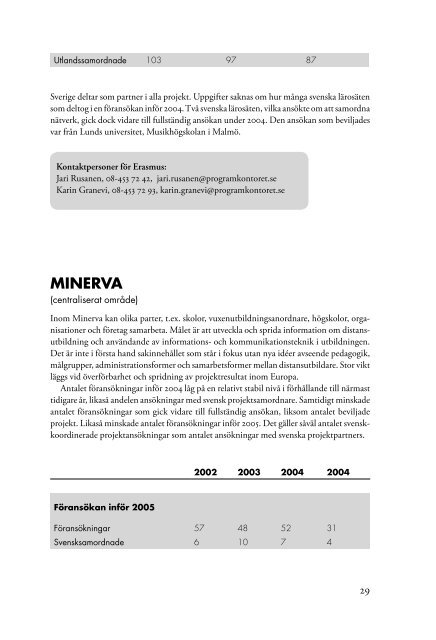 HÃ¶gskoleenhetens Ã¥rsredovisning 2004 (pdf) - Internationella ...