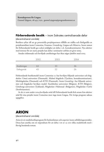 HÃ¶gskoleenhetens Ã¥rsredovisning 2004 (pdf) - Internationella ...