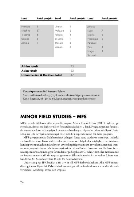 HÃ¶gskoleenhetens Ã¥rsredovisning 2004 (pdf) - Internationella ...