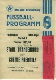 Stahl Brandenburg-Premnitz 83-84 - Premnitz-archiv.de