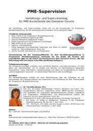 PME-Supervision - Progressive Muskelentspannung