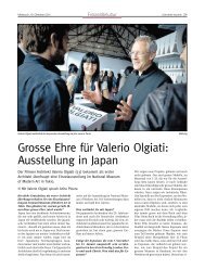 Grosse Ehre fÃ¼r Valerio Olgiati: Ausstellung in Japan - Pro Helvetia