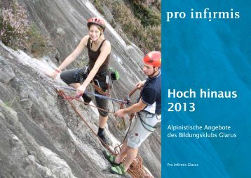 Alpinistische Angebote des Bildungsklubs Glarus - pdf ... - Pro Infirmis