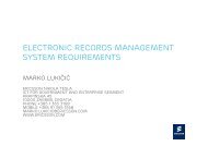 Electronic Records Management System Requirements