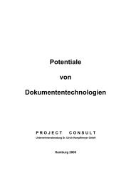 Handout - PROJECT CONSULT Unternehmensberatung Dr. Ulrich ...