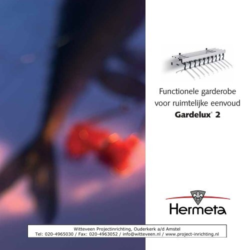 Hermeta Gardelux 2 kapstokken (pdf) - Witteveen Projectinrichting