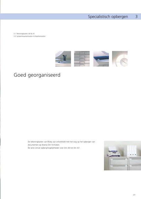 Bisley brochure + prijzen - Witteveen Projectinrichting