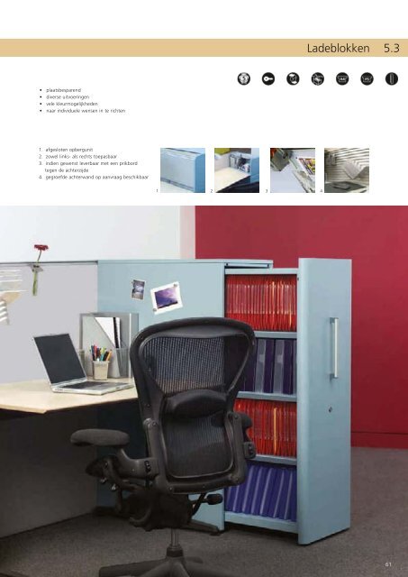 Bisley brochure + prijzen - Witteveen Projectinrichting