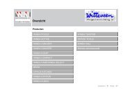 Wini Productoverzicht - Witteveen Projectinrichting