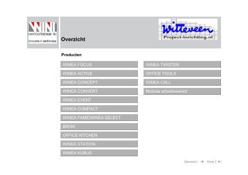 Wini Productoverzicht - Witteveen Projectinrichting