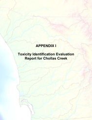 APPENDIX I Toxicity Identification Evaluation Report for Chollas Creek