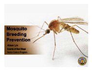 Mosquito Breeding Prevention - Project Clean Water