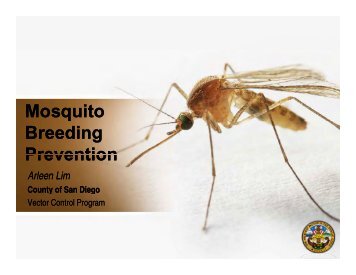 Mosquito Breeding Prevention - Project Clean Water
