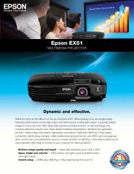 Epson EX51 - Product Brochure