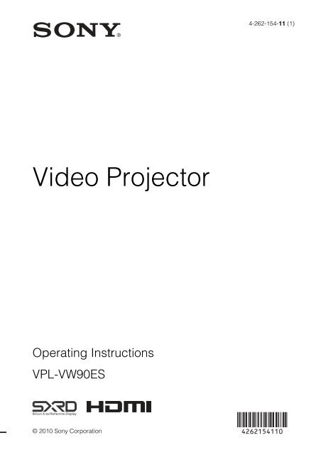 Video Projector - Sony