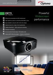 EW775 - Projector