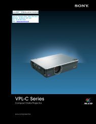 VPL-C Series - Projector