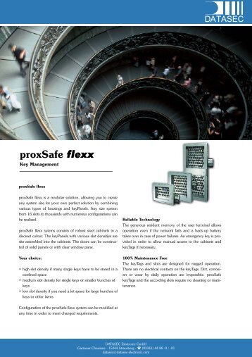 proxsafe flexx - DATASEC Electronic Gmbh