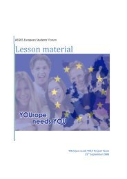 Lesson material - Projects - AEGEE Europe