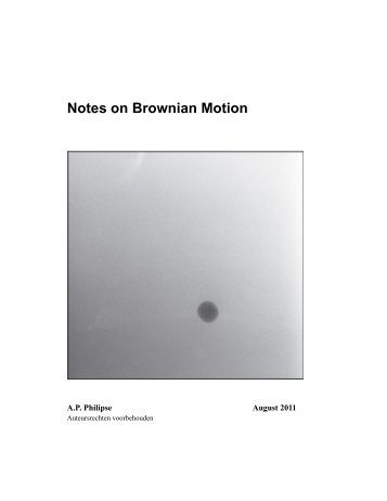 Notes on Brownian Motion.pdf