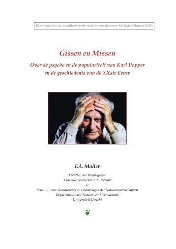 Gissen en Missen k - Universiteit Utrecht