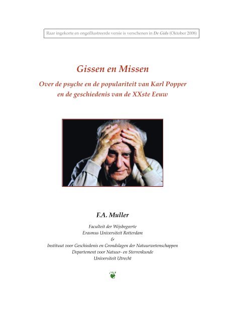 Gissen en Missen k - Universiteit Utrecht