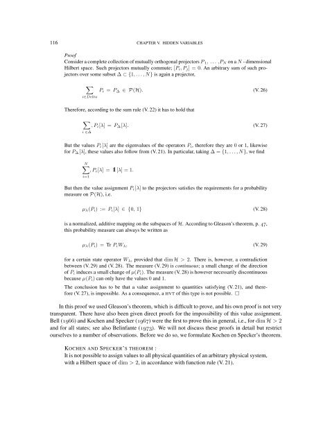 FOUNDATIONS OF QUANTUM MECHANICS
