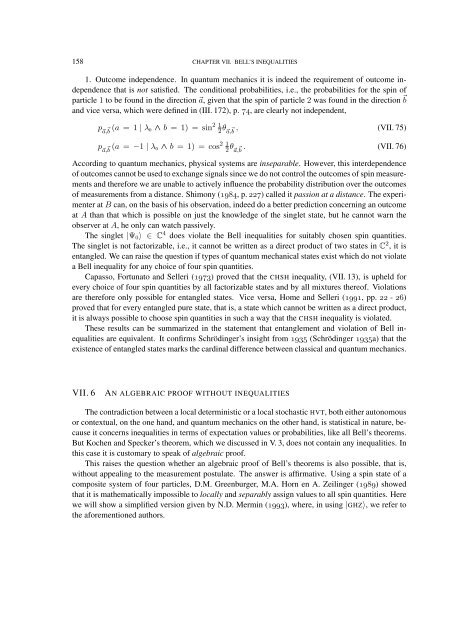 FOUNDATIONS OF QUANTUM MECHANICS